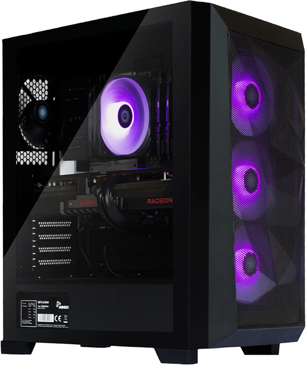 peta GamePC Breeze A-kwaliteit - AMD Ryzen 5 5500 - 16GB 3200GHz RAM - 500GB M.2 SSD - Nvidia GeForce RTX 5060 8GB videokaart - WiFi en Bluetooth - Windows 11 Pro