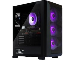 peta GamePC Breeze A-kwaliteit - AMD Ryzen 5 5500 - 16GB 3200GHz RAM - 500GB M.2 SSD - Nvidia GeForce RTX 5060 8GB videokaart - WiFi en Bluetooth - Windows 11 Pro