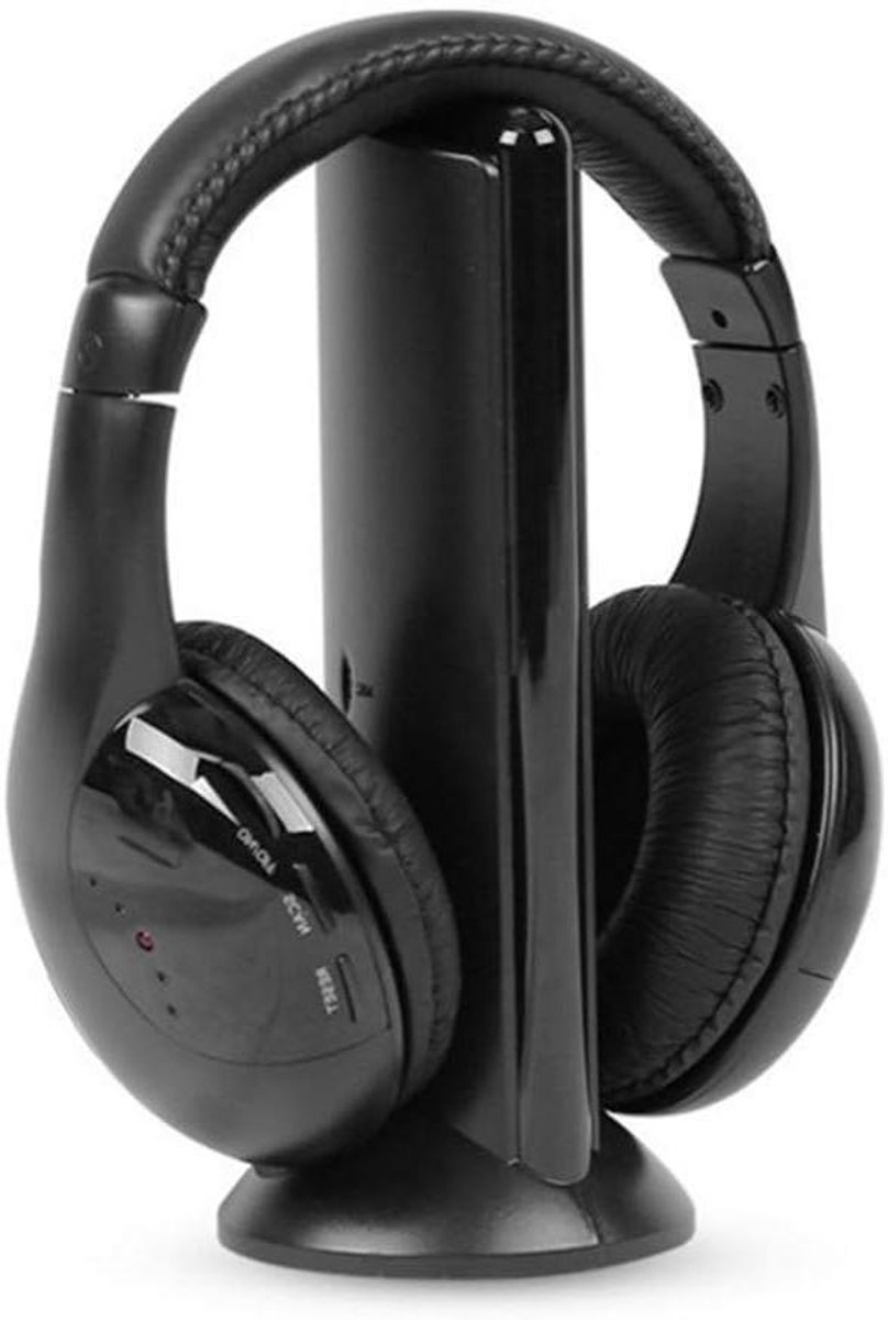 Generisch Draadloze headset, draadloze technologie, voor tv, pc, dvd-apparaten met hoogwaardige geluidsbeleving, eenvoudige bediening, zwart, eenheidsmaat