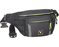 tee-uu Figo Pro Belt Bag Red Black for Service or Private Use Bottle Holder with Fuse Padded Back, Black, Waist Bag