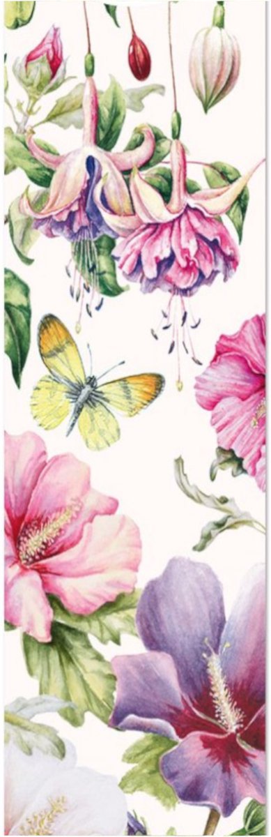 Boekenlegger - Kunst - Hibiscus, Janneke Brinkman-Salentijn - 5cm x 16cm