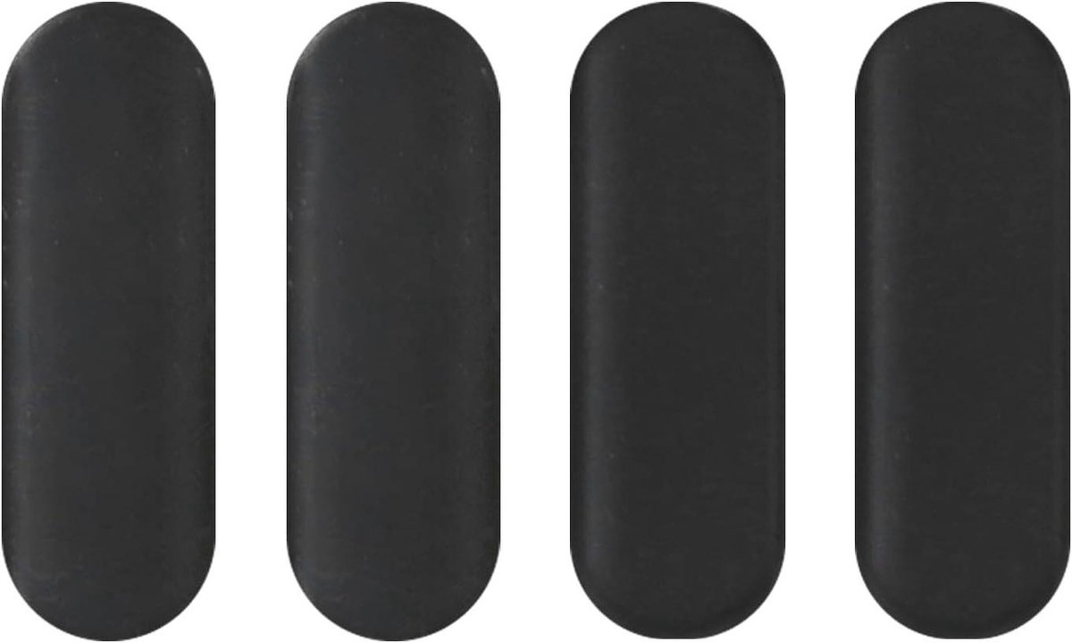 Laptop Rubberen Voetjes - Laptop Pads Stabiliteitsvoetjes - Laptop Stabiliseren - Specifiek voor T480S - 4 stuks - Zwart