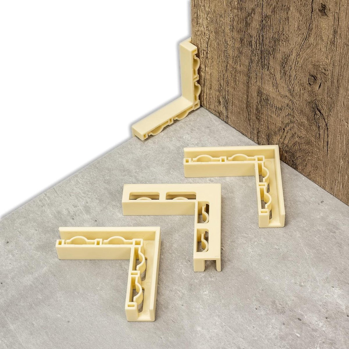 Achtergrond Beugel Clips - Harde PVC Houder - Foto Studio Setup - Past op 5-7mm Bord - 4 stuks