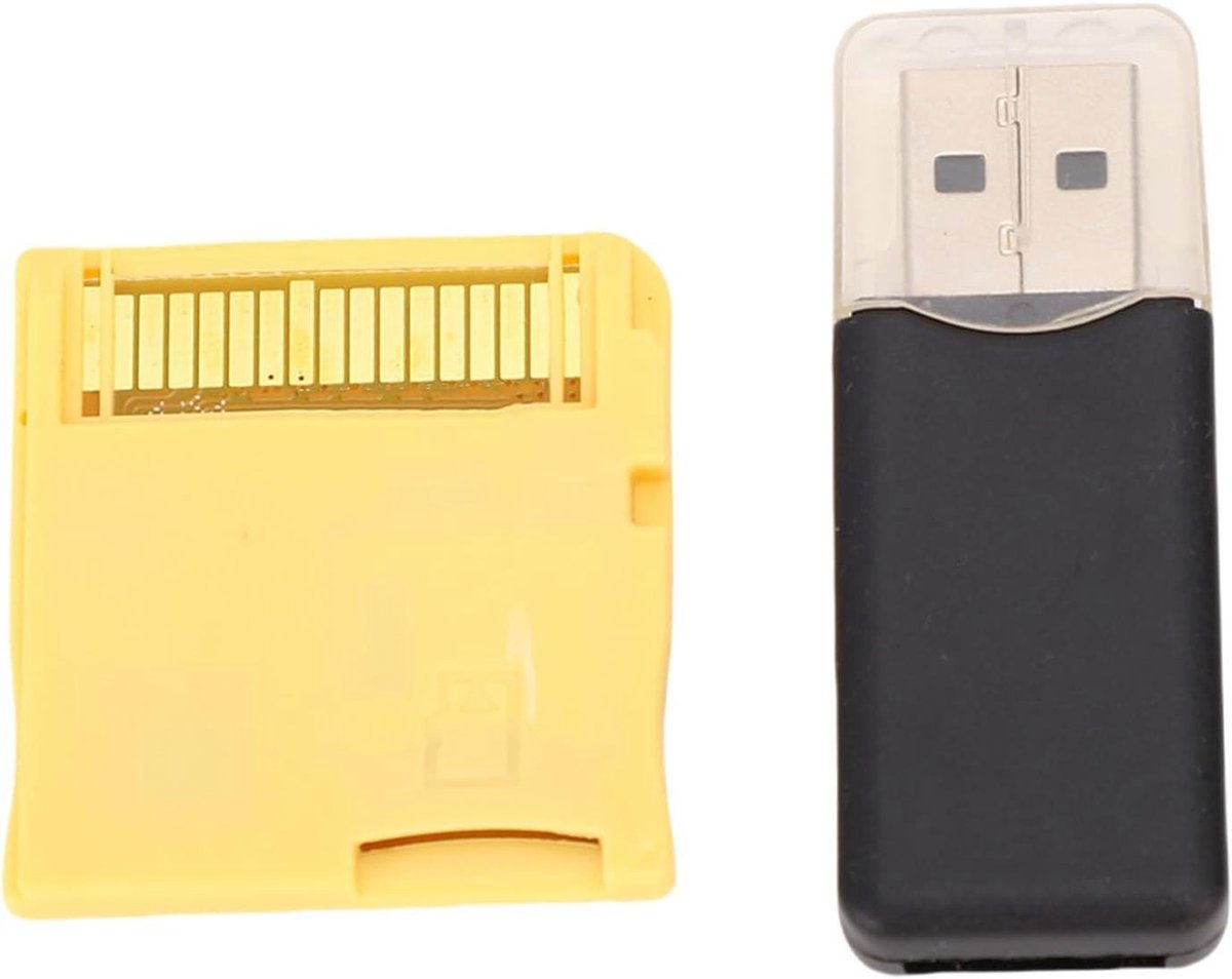 Videogame Flashkaart - Geheugenkaart Lezer - Games Opslaan - ASIC Chip - 128G Max - Goud