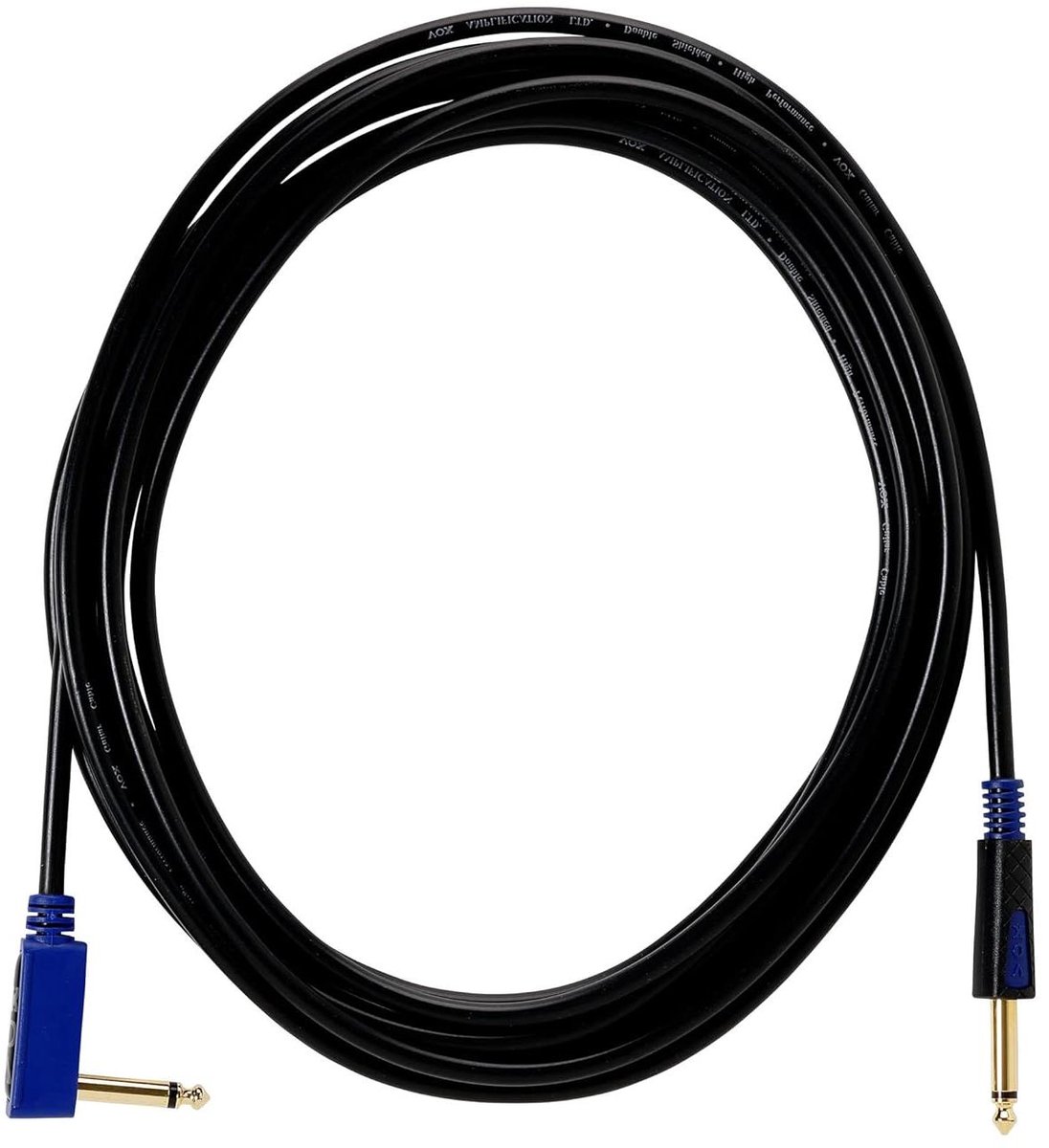 Audio-kabel 2 jack-aansluitingen 1 schuin en 1 recht 5 m - voor VGS050