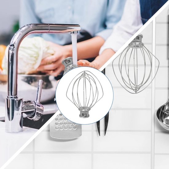 Mixer Haak - Deeg Haak - Brood Deeg Maken - Roestvrij Staal - 18.5 cm Hoog - Zilverkleurig van Merkloos — afbeelding 2