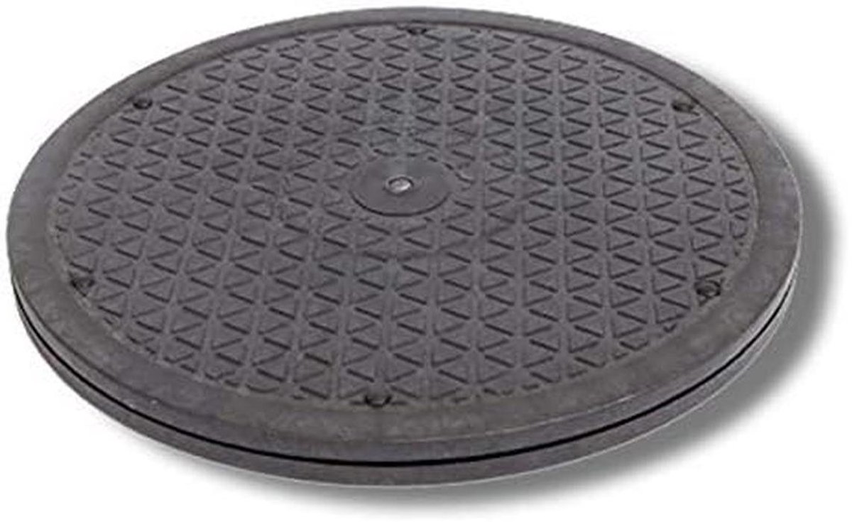 Draaibare Trainingsschijf - Twister Platvorm - Bekken Mobiliseren - Extra Dunne Constructie - 25 cm Diameter - Zwart