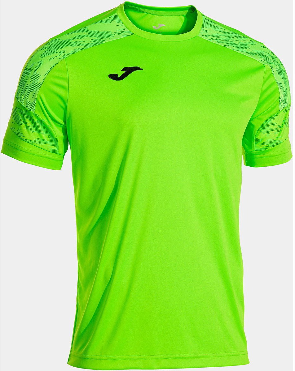 Joma Championship VIII Shirt Korte Mouw Heren - Fluo Groen | Maat: XL