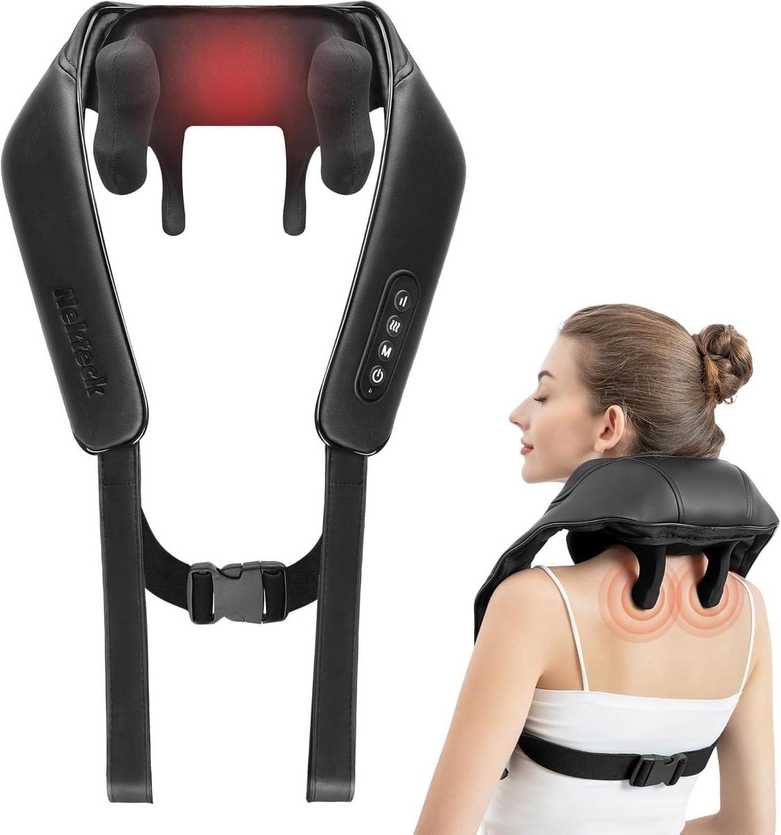 Nekmassage Apparaat - Massagekussen - Massage Apparaat - massagesteun