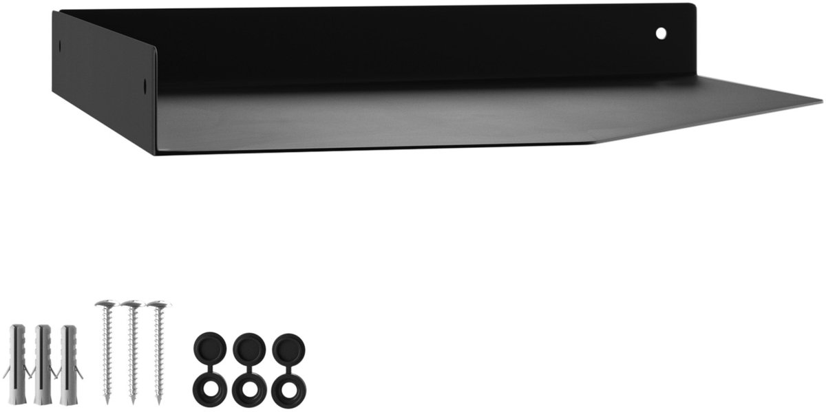 Sotech Hoekwandplank HOVER-X 250x250x30mm zwart