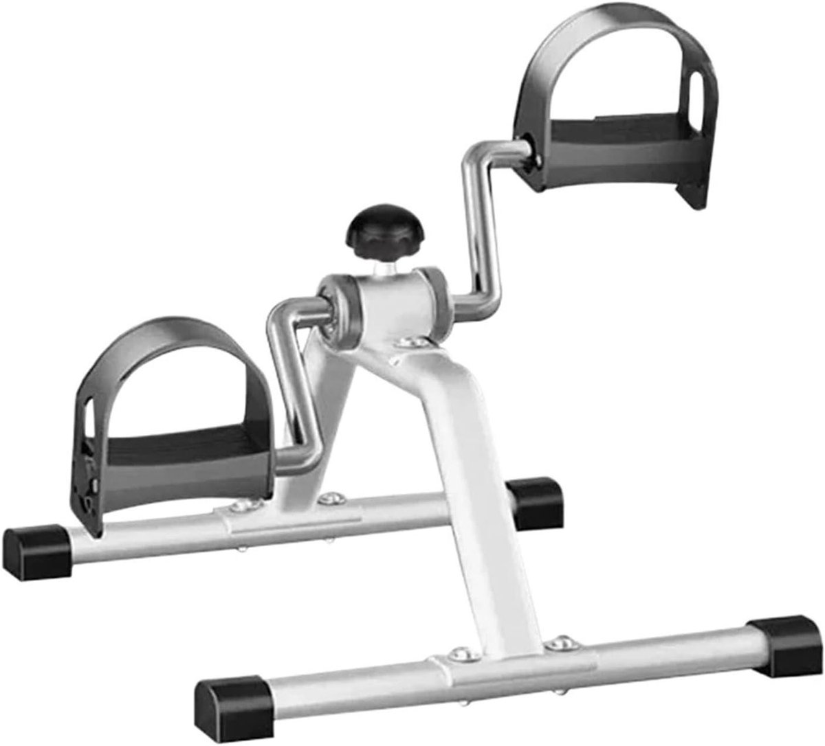 Mini Hometrainer - Oefenfiets Voeten - Zittend Trainen - Opvouwbaar Ontwerp - 43 cm Hoog - Zwart