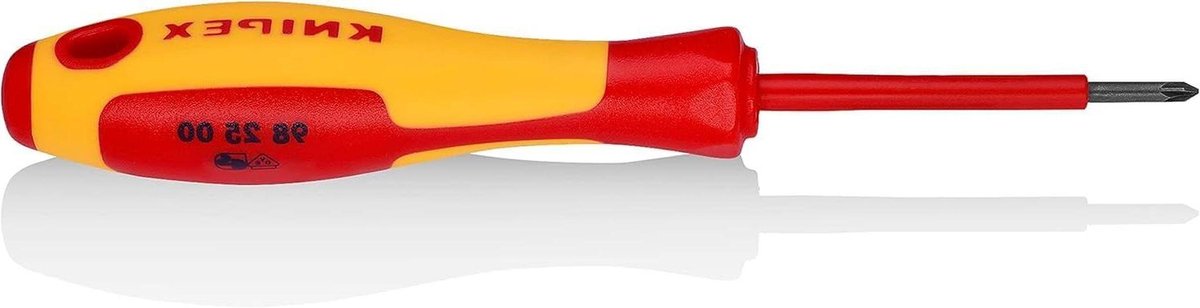Pozidriv Schroevendraaier - Gereedschap - Binnenshuis Klussen - VDE-getest - 162 mm - Meerkleurig