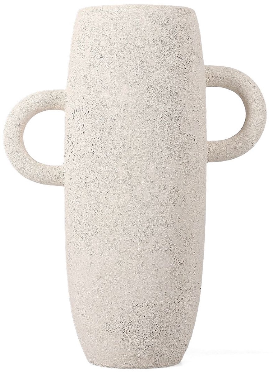 Salt & Pepper Vaas met oren 11xH30cm wit Bullet