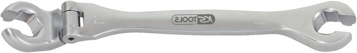 Dubbele Ringsleutel - Scharnierende Sleutel - Vastzetten Moeren - Ringkop 15 Offset - 11 mm - Chroom