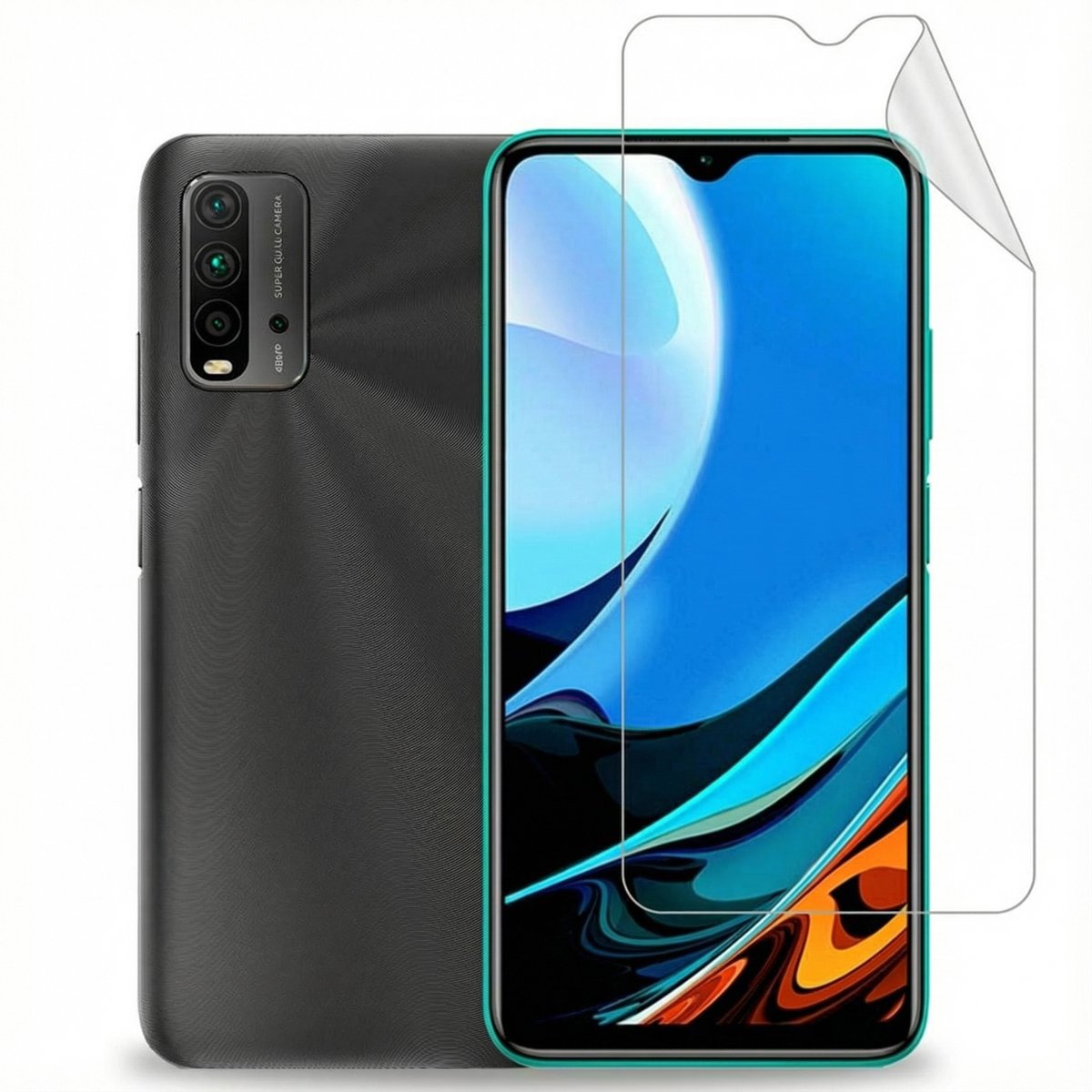 imoshion Screen protector - Geschikt voor Xiaomi Redmi 9T - Screenprotector Folie 3 pack