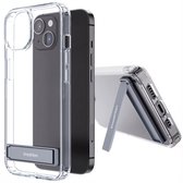 Coque iPhone 14 - Coque arrière avec support iMoshion - Transparente
