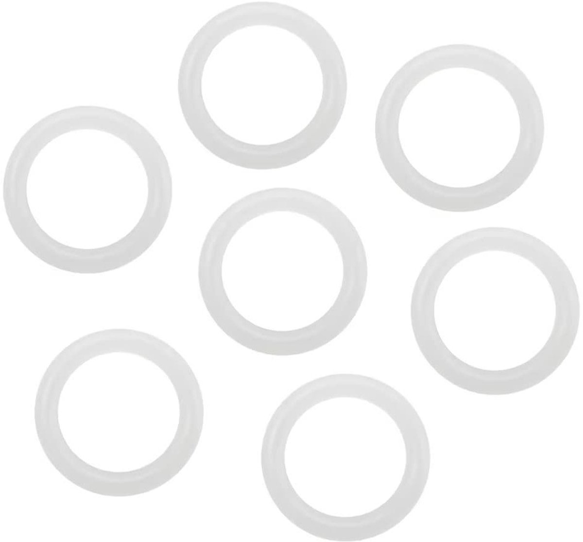 O-ring afdichtring van helder silicone 36x3mm - 20 stuks voor waterdichte toepassingen, mechanische afdichting en reparaties