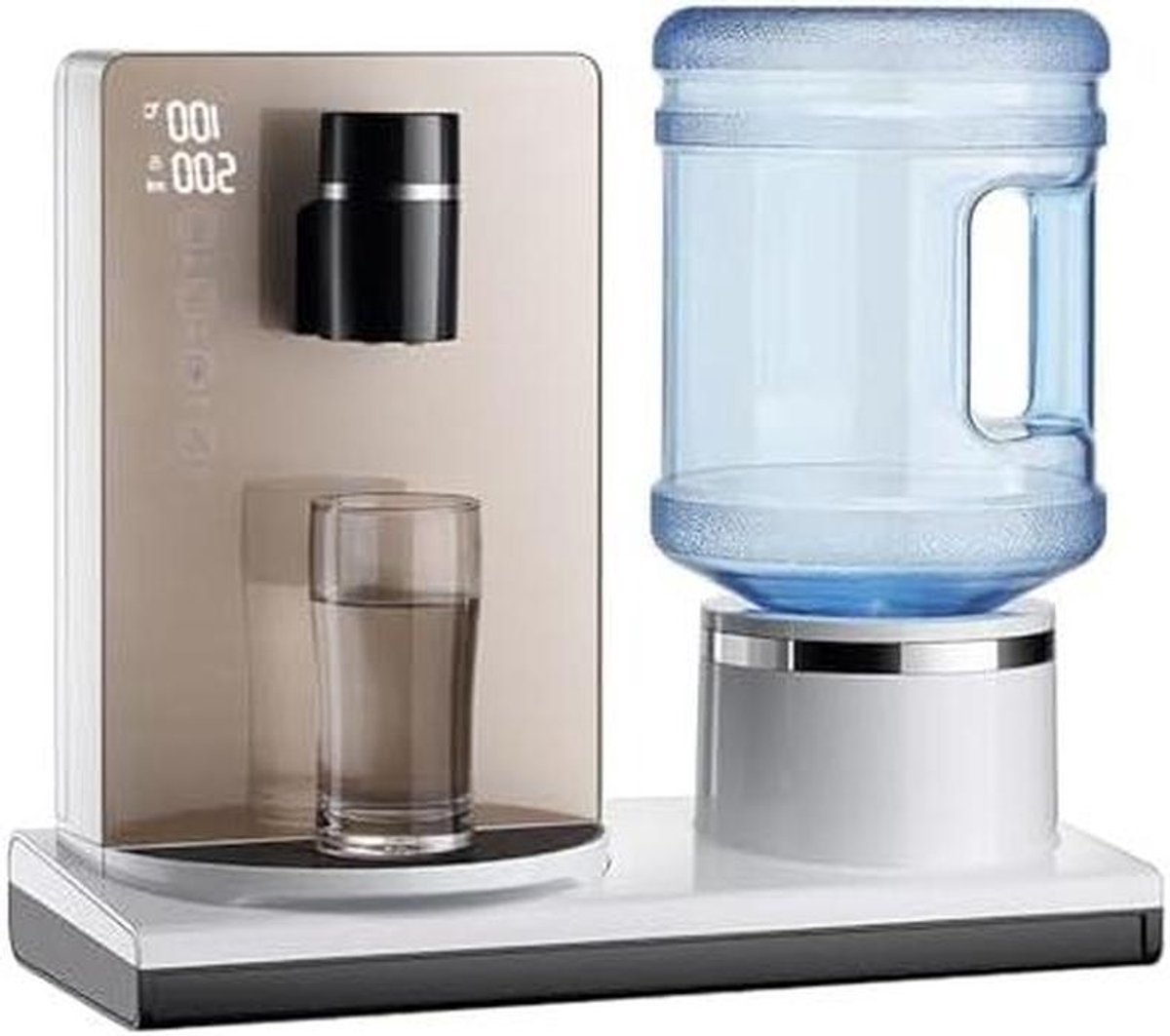 Warmwaterdispenser - Direct warm water apparaat - Dranken bereiden - Snelle verwarming - 37x17x34 cm - Zwart