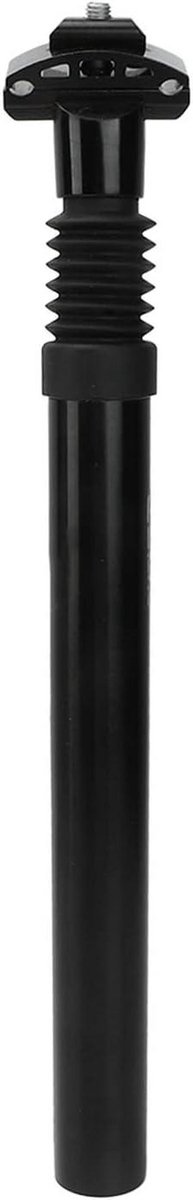 Fietszadelpen - Verende Zadelpen - Comfortabel Fietsen - Geïntegreerde Schokdemper - 350 mm - Zwart