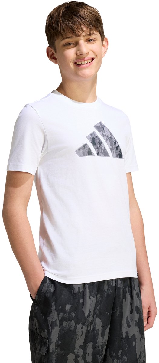 Adidas Sportswear Camo Graphic T-Shirt Junior Kinderen Wit