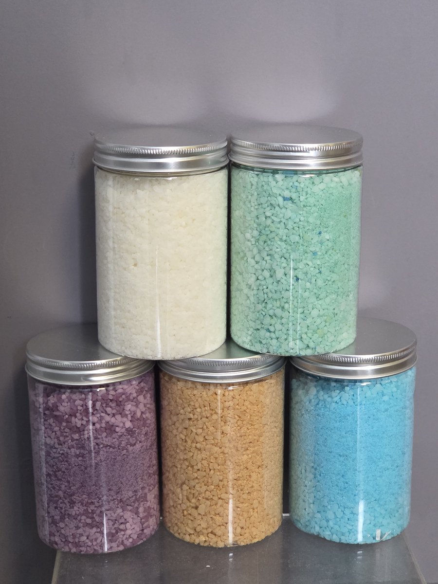 badzout assortiment - 5 x 500 gr - eucalyptus - lavendel - aloe vera- cookies - ocean