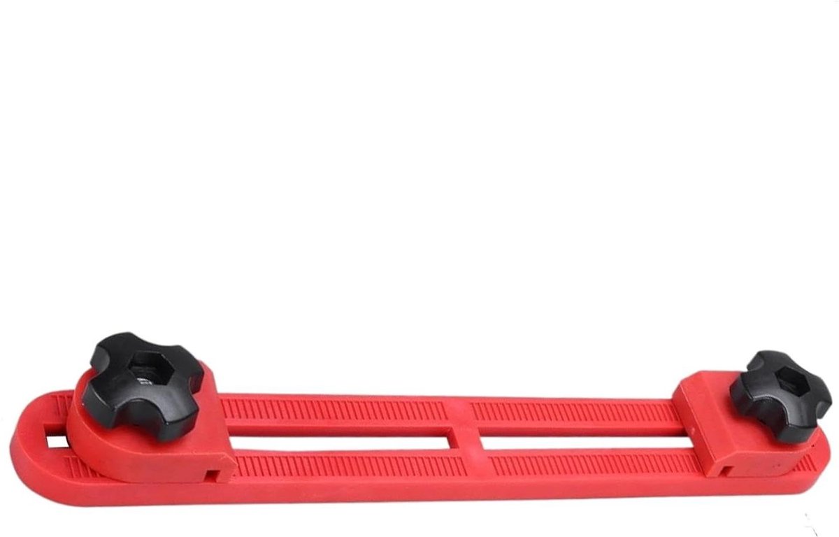 Zaaggeleider - Precisie Gids - Nauwkeurig Zagen - Verstelbare Basis - 62 cm Dikte - Rood