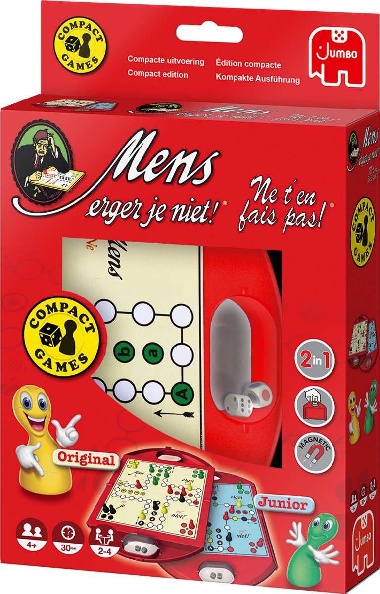 Jumbo - Mens Erger Je Niet - Reiseditie - Reisspel vanaf 6 jaar — afbeelding 4
