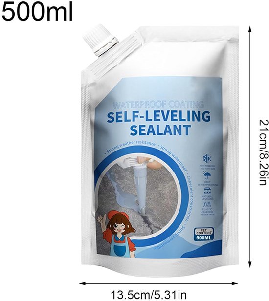 Voegenvuller Reparatie - Waterdichte Lijm - Duurzame Afwerking - Sneldrogend Formule - 500 ml van Merkloos — afbeelding 2