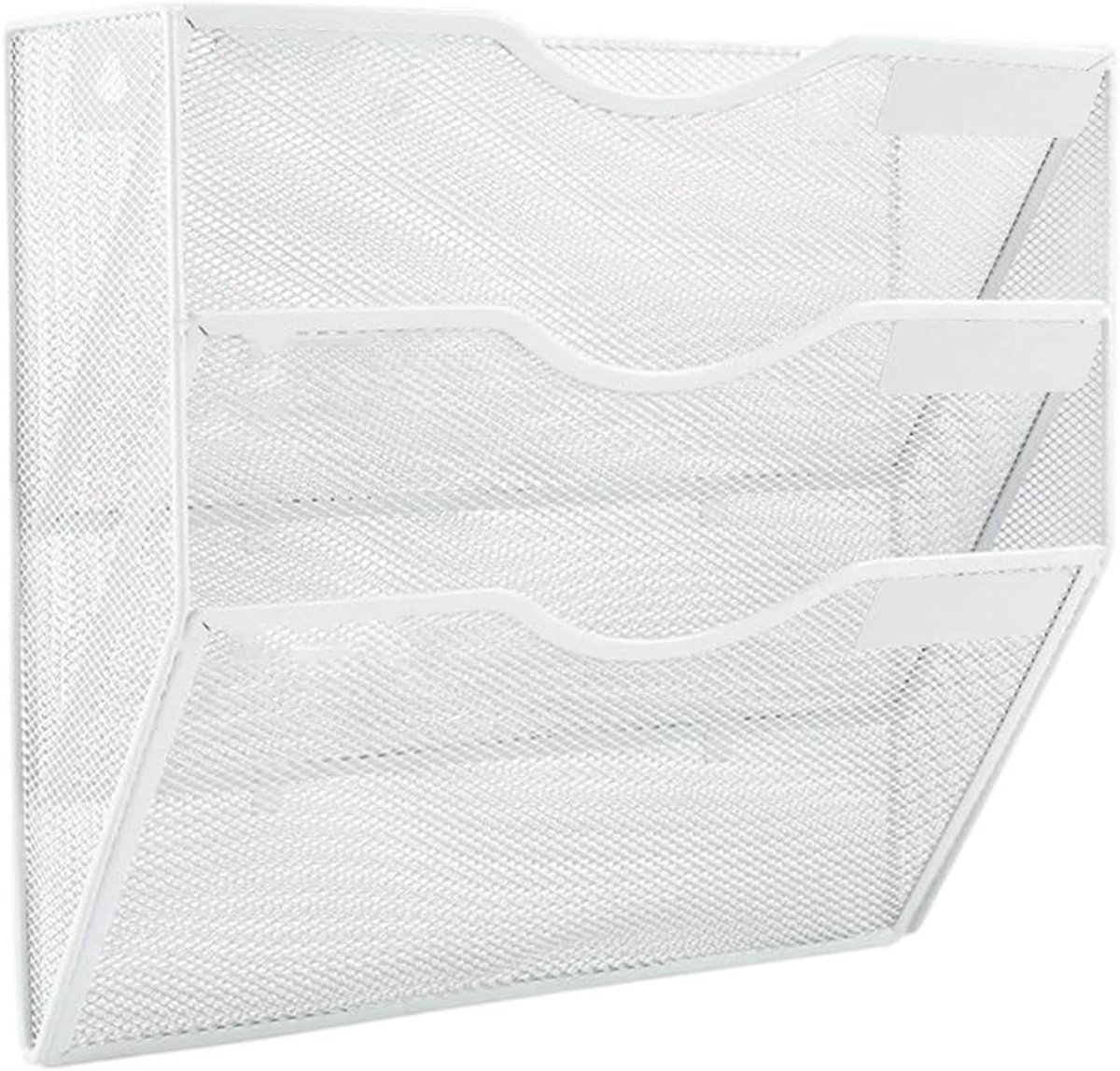 Papier Organizer - Documentenbak - Bureau Opruimen - Drie Laags Systeem - 346 cm - Wit
