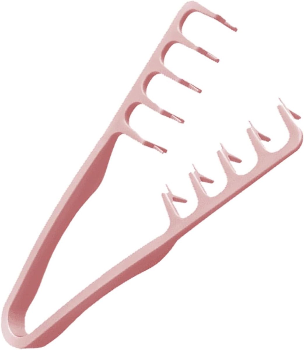 Haarkam - Styling kam - Volume creëren - Brede tanden - 16.4 cm - Roze