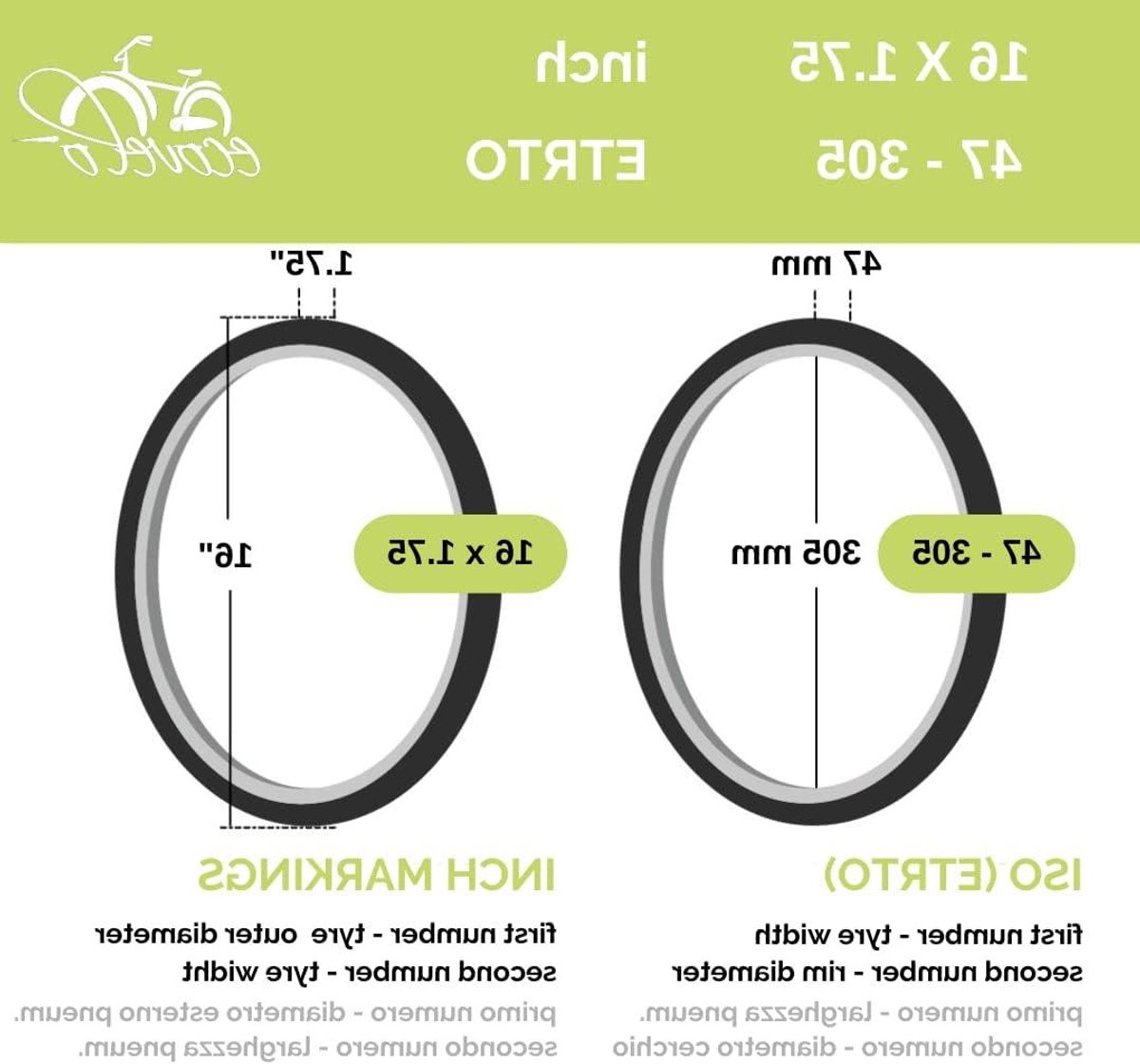 Fietsbanden Set - Straatbanden Rubber - Stadsfiets Gebruik - Lekbescherming Inbegrepen - 16 Inch - Zwart