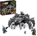 LEGO Star Wars Spider Tank set 75361, met tank, drie minifiguren en doos.