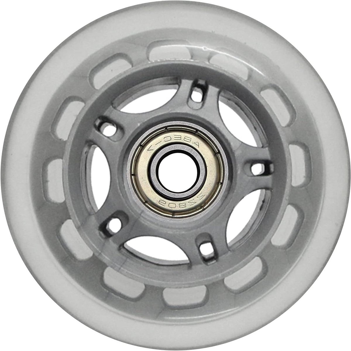 Vervangende Skeelerwielen Rolschaats onderdelen Dagelijkse Praktijk Slijtvast PU Materiaal 80mm 80A