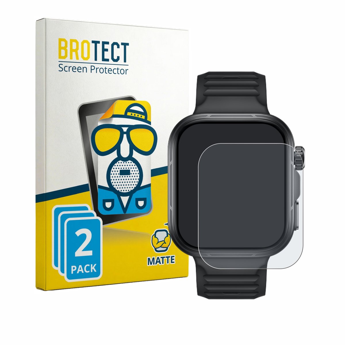 BROTECT - Screenprotector voor Huawei Watch Fit 5 Pro - Folie Beschermfolie matte 2 Stuks