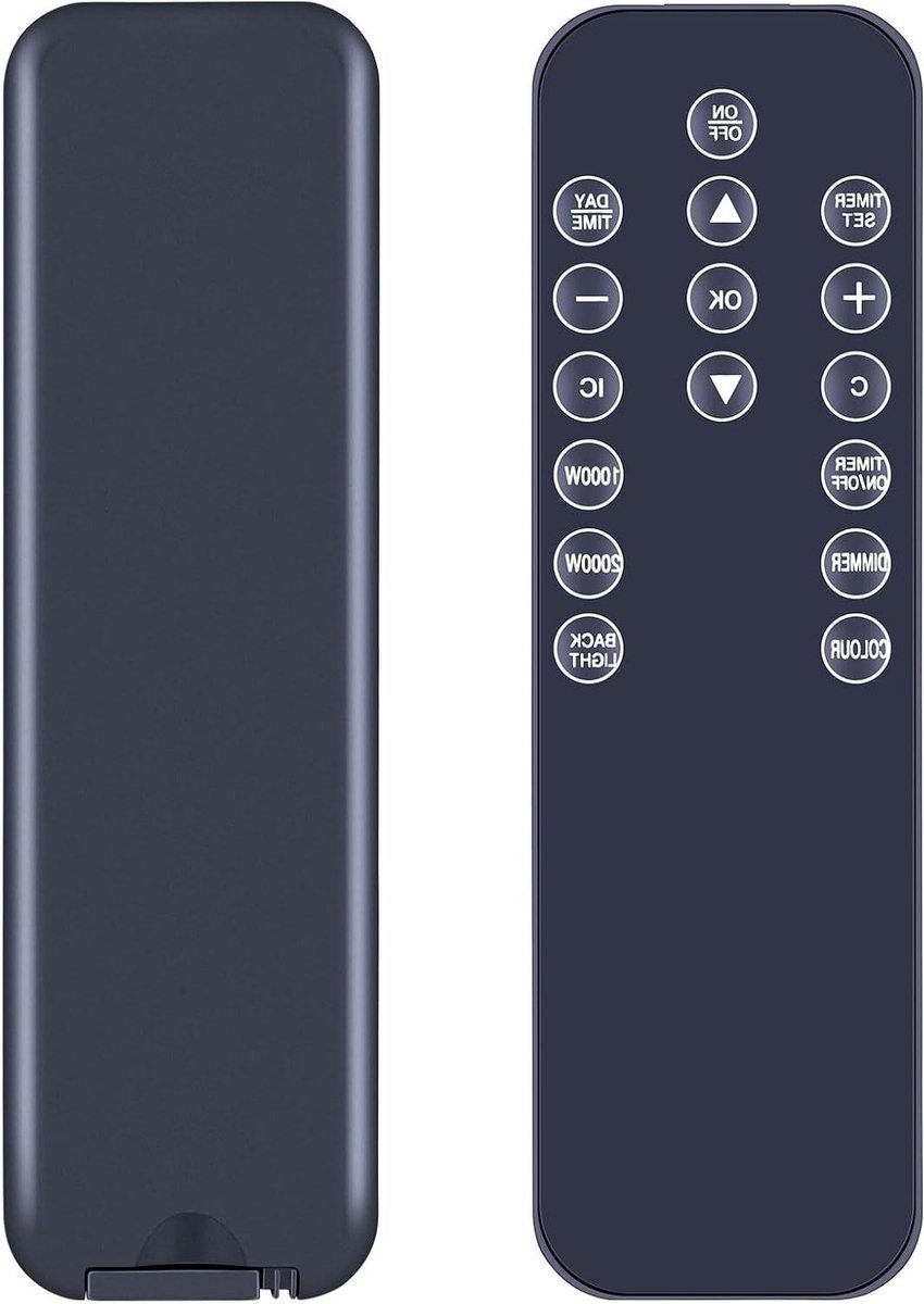 Elektrische Haard Afstandsbediening - Universele Controller - Haard Bediening - Direct Gebruik Klaar - 8 Meter Bereik - Zwart
