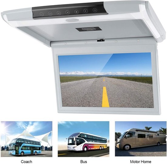 Auto Overhead Monitor - Dakmontage Scherm - Reis Entertainment - HD 1080P Weergave - 11.6 Inch - Populair — afbeelding 4