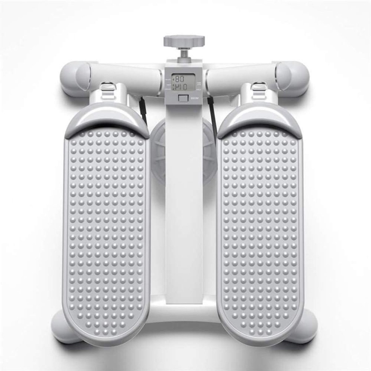 Mini Stepper - Hometrainer Pedaal - Thuis Trainen - 180° Draaibaar - Compact Ontwerp - Zwart