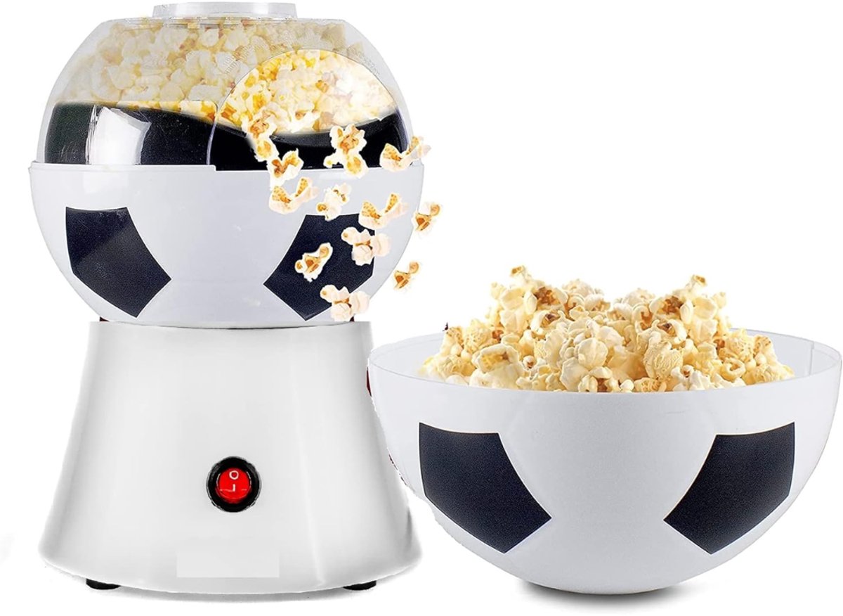 Core® Popcorn Machine - Popcorn maker - Popcornmais Machine - Zwart/Wit - 21cm x 21cm x 29cm