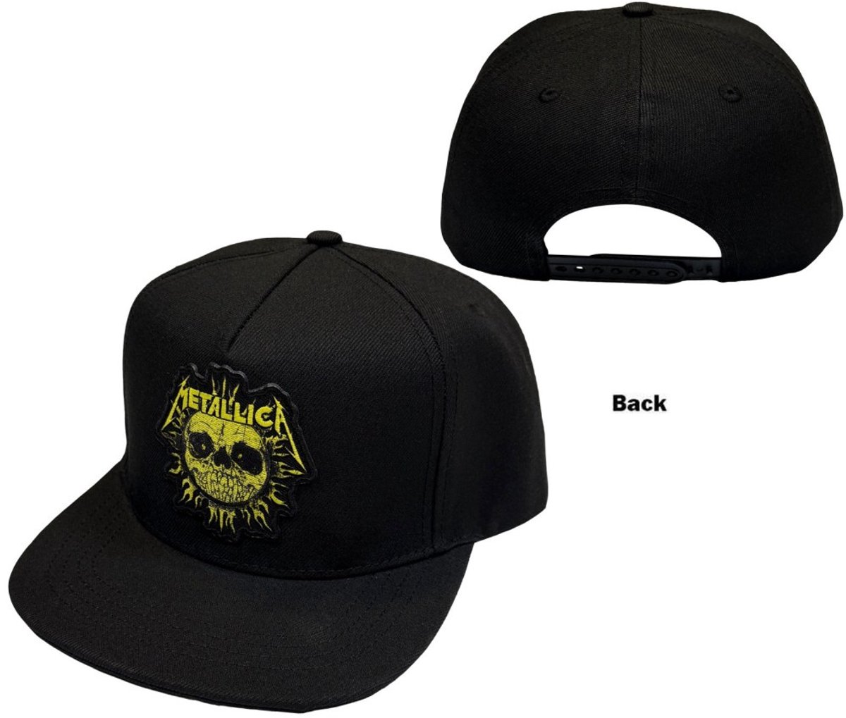 Metallica - Sun Mono Snapback Pet - Zwart