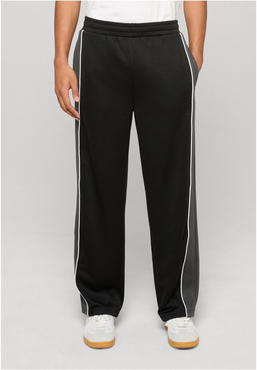 Urban Classics Interlock College Wideleg Trainingsbroek Zwart