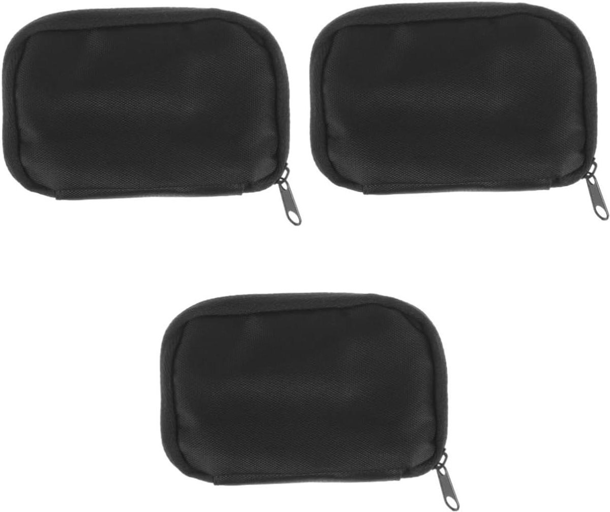 Healvian 6 Stuks opbergtas voor bloedglucosemeter meter bloedsuikermeter Draagbare bloedglucosemeterbox Glucosemeterset Reisdiabeteskoffer koffers organisator geval opbergzak lap