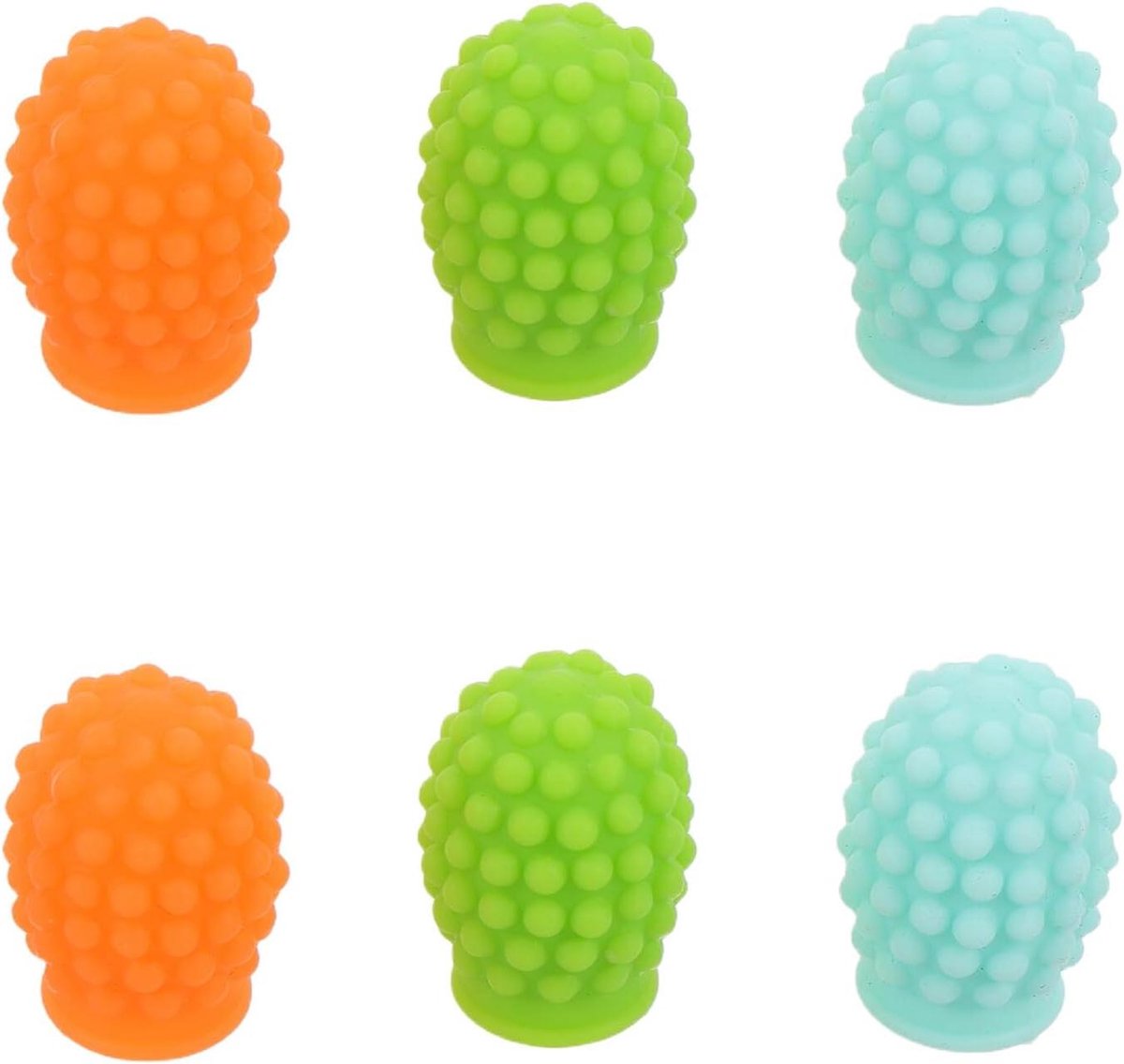 Drumstick beschermhoezen - Geluiddempers trommelstokken - Stil oefenen - Universele pasvorm - 3 paar - Diverse kleuren