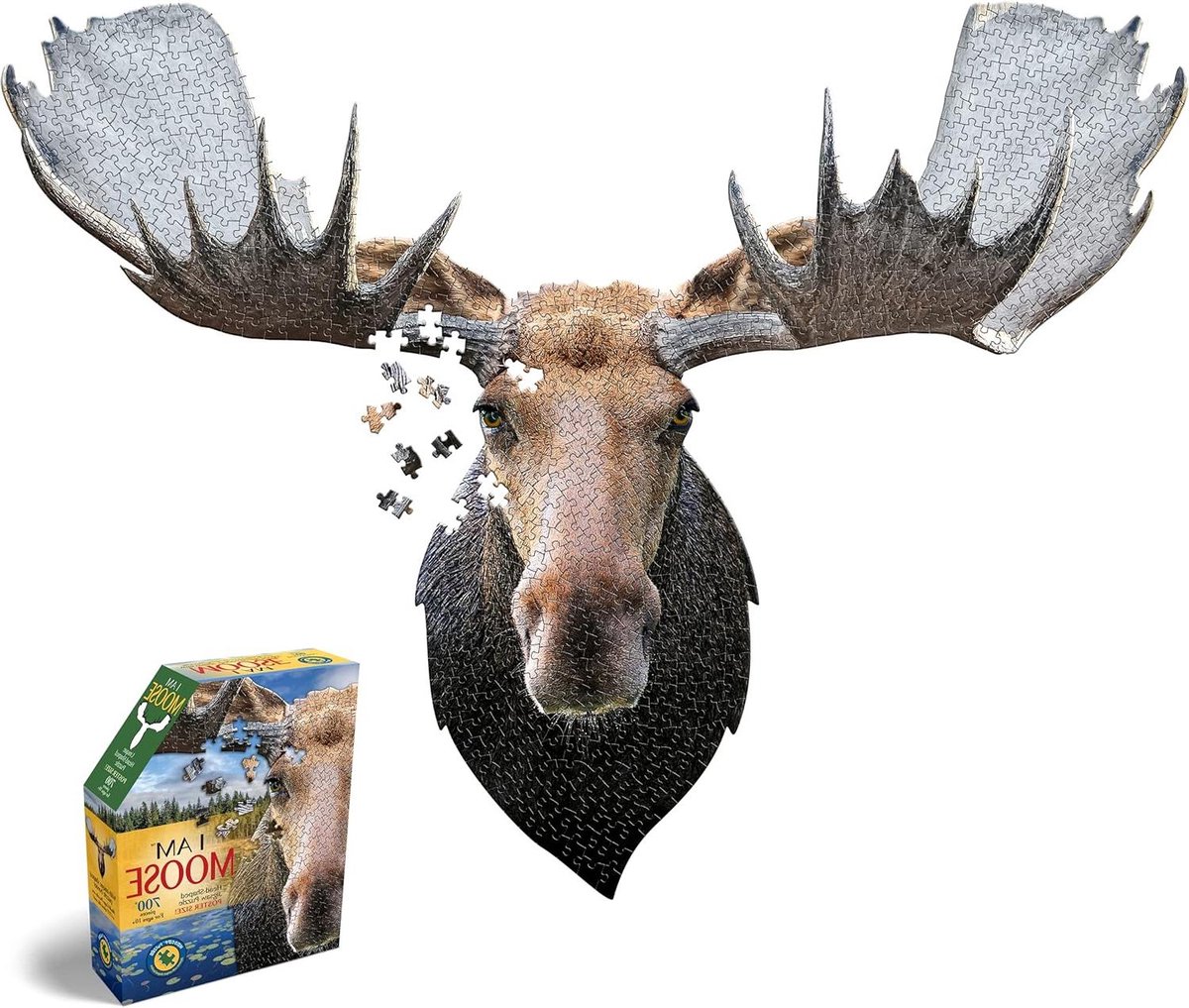Puzzel Spel - Dierenpuzzel - Ontspanning Thuis - Unieke Vorm - 666 Stukjes - Bruin