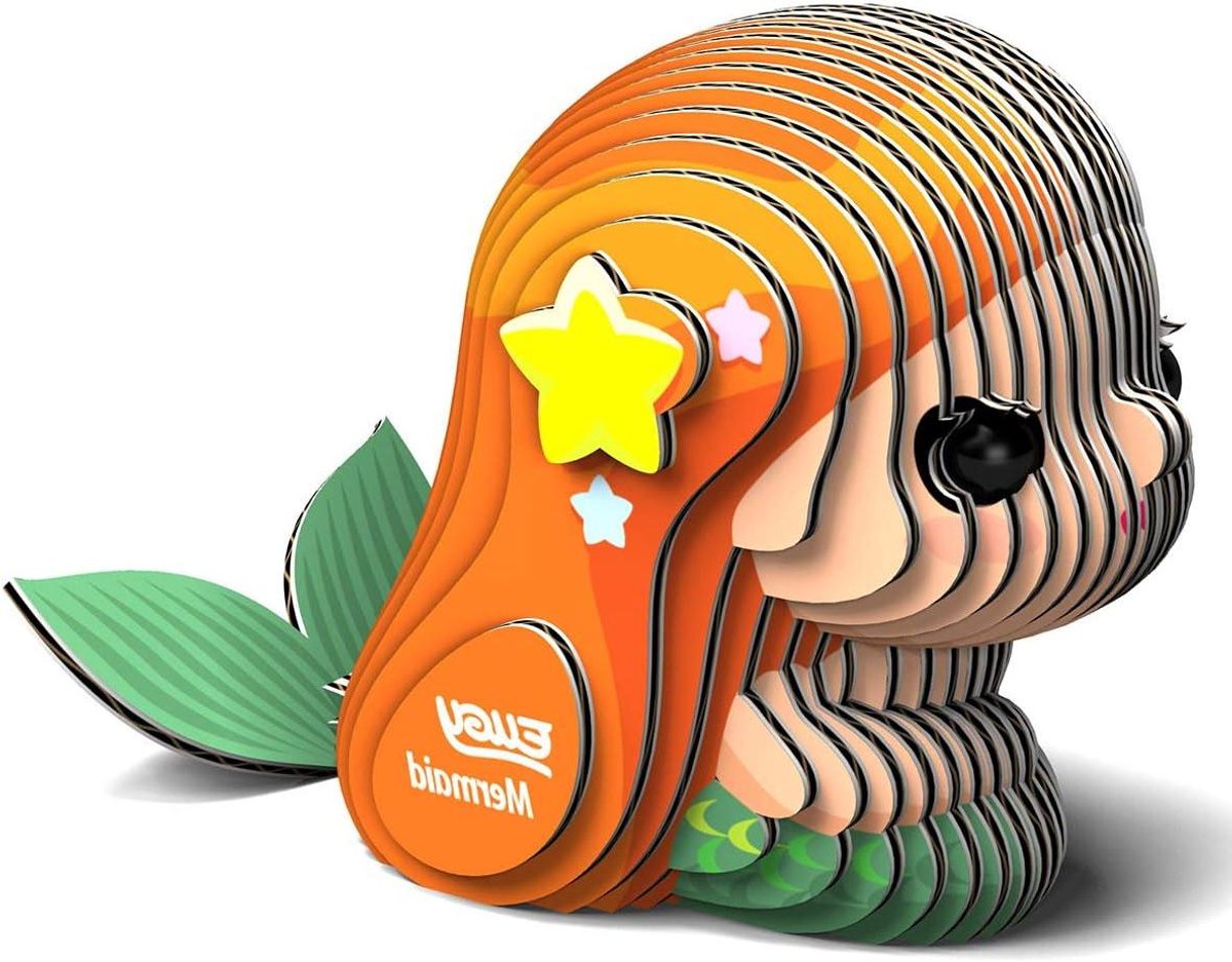 EUGY 050 Mermaid Eco-friendly 3D Paper Puzzle