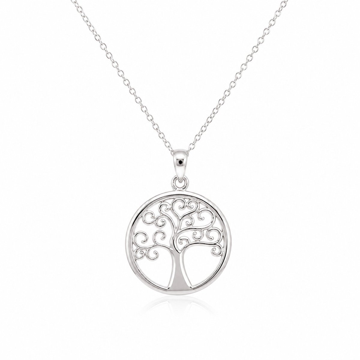 House of Jewels - Levensboom Ketting  42cm - 925 Zilver