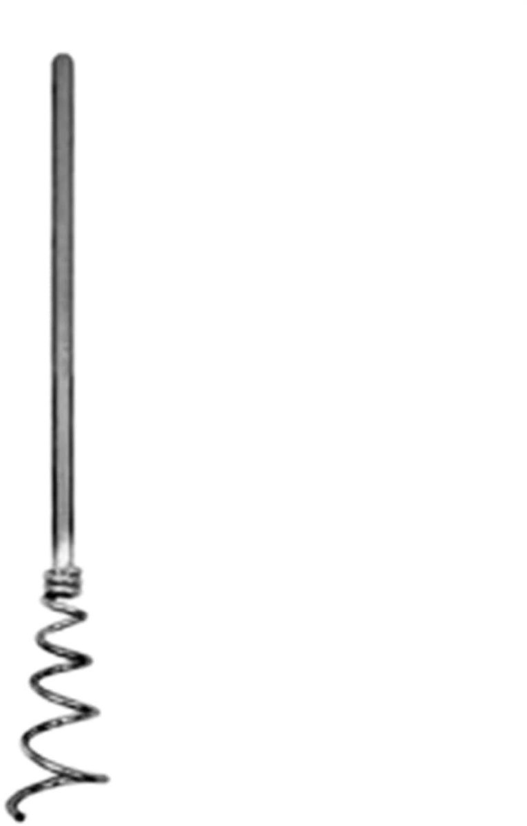 Wortelverwijderaar - Onkruidboor Tuin - Onkruid Verwijderen - Boor Accessoire - 28 cm - Metaal