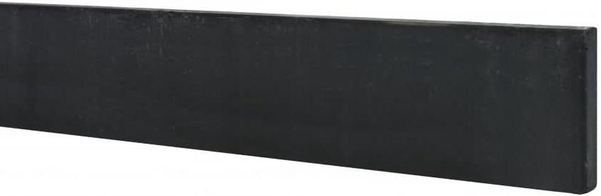 Betonplaat - Schuttingdeel - Schutting Plaatsen - Gewapend Beton - 184x25cm - Antraciet