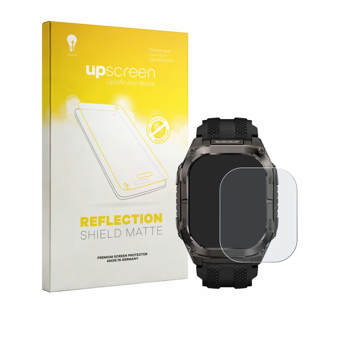 upscreen - Screenprotector voor Kospet Tank M4C - Folie Beschermfolie anti glare matte