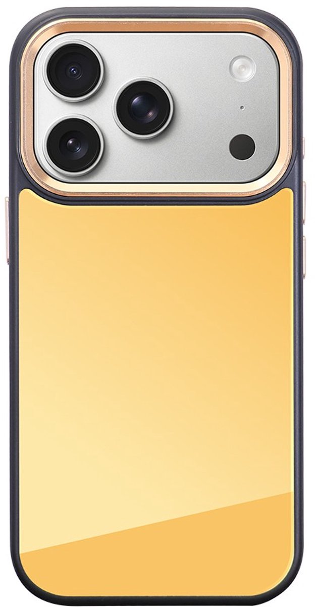 Hoesje - Apple Iphone 17 Pro - Verborgen Magsafe Technologie - Spiegel Gold
