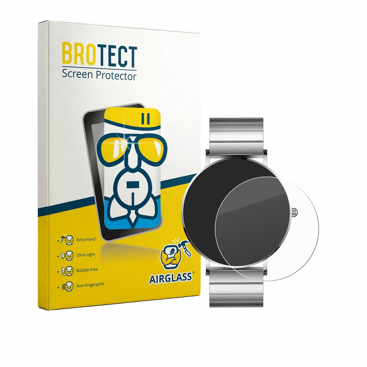 Screenprotector voor Xcoast Minimalist Unisex Smartwatch Beschermglas transparant